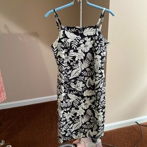 Brooks Brothers 346 Black and White Cotton sundress dress 8